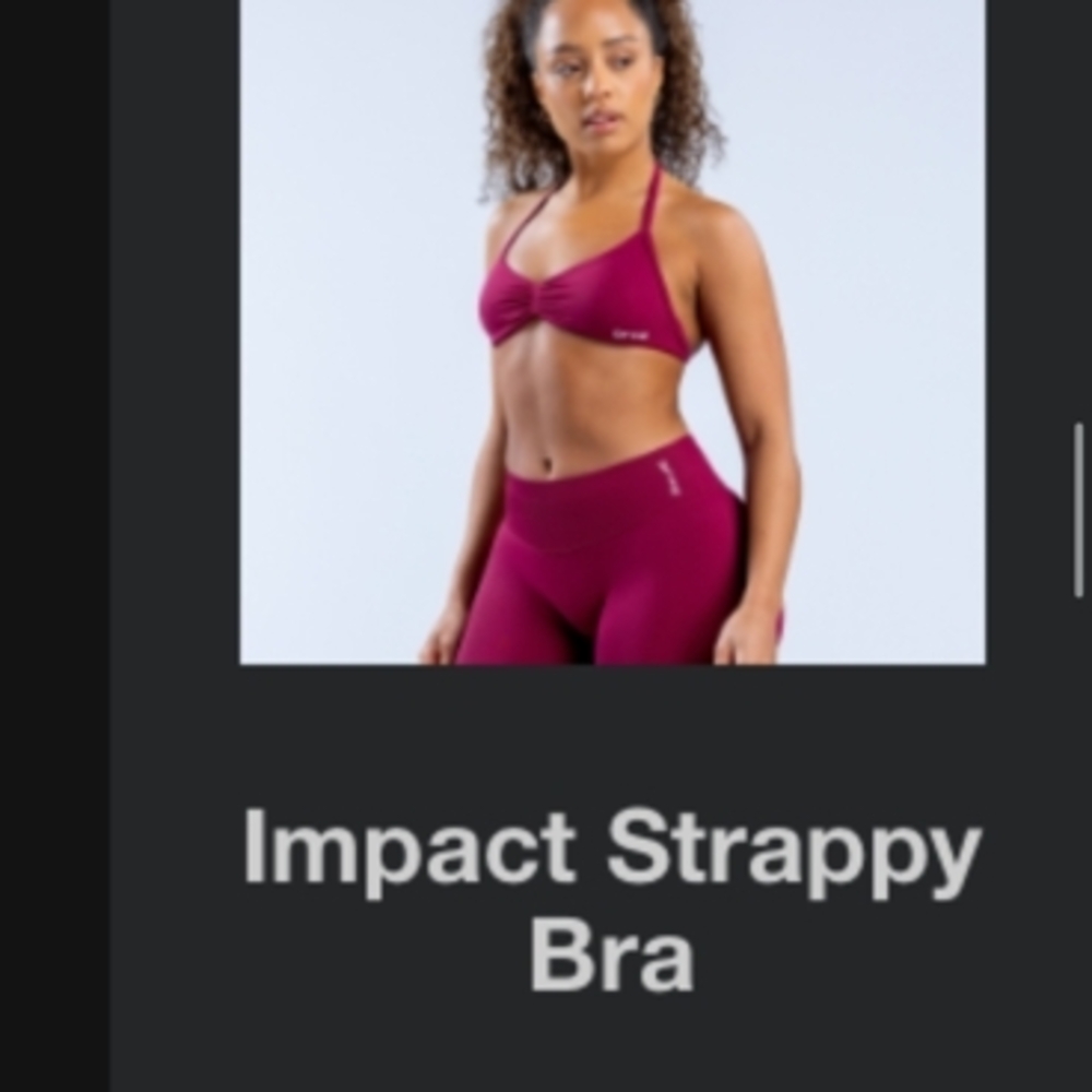 ISO DFYNE IMPACT STRAPPY SPORTS BRA